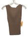 Dissh Size S Taupe Beige Viscose Blend Ribbed Knit Sleeveless Boat Neck Tank Top Taupe Beige / S