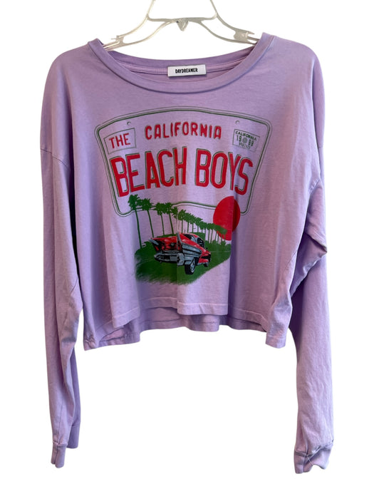 Daydreamer Size S Cotton Cotton Long Sleeve Graphic Seam Detail Top Cotton / S