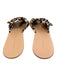 Loeffler Randall Shoe Size 9 Tan & black Fabric open toe Animal Print Shoes Tan & black / 9