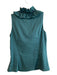 Sail To Sable Size Small Green & Black No Fabric Tag Side Zip Striped Top Green & Black / Small