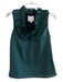 Sail To Sable Size Small Green & Black No Fabric Tag Side Zip Striped Top Green & Black / Small