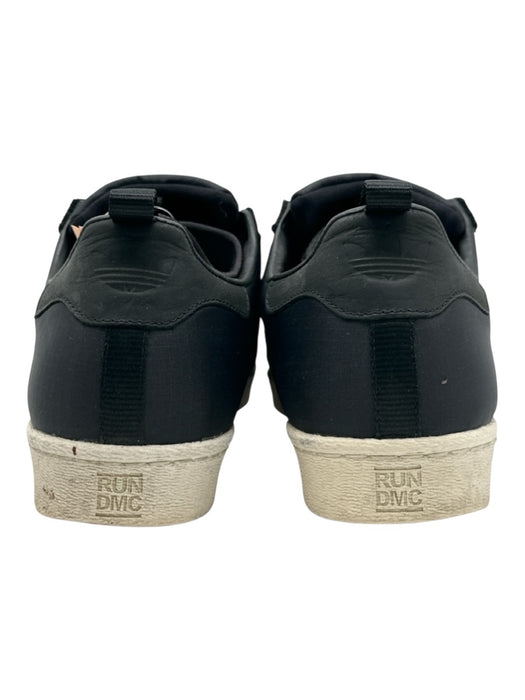 Adidas Shoe Size 12 Black & White Synthetic Solid Sneaker Men's Shoes Black & White / 12