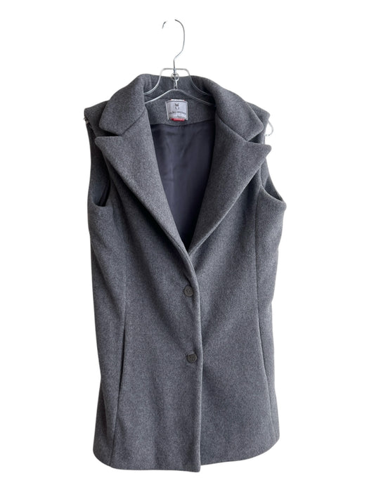 Dudley Stephens Size L Gray  7 strand Polyester Sleeveless Button Closure Coat Gray / L