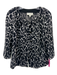 St. John Collection Size 6 Black & White No Fabric Tag Knit Abstract Jacket Black & White / 6