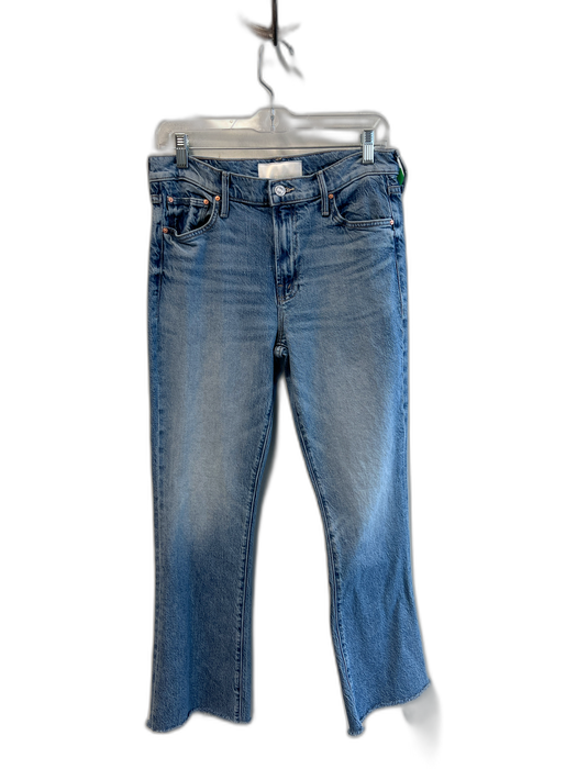 Mother Superior Size 29 X Short Blue Cotton & Lyocell High Rise Light Wash Jeans Blue / 29 X Short