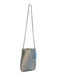 Saint Laurent Cream Leather Brass Hardware Chain Strap Card holder Tie Top Bag Cream / Small