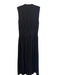 Toteme Size S Black Cotton Crew Neck Sleeveless Maxi Dress Black / S
