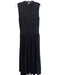 Toteme Size S Black Cotton Crew Neck Sleeveless Maxi Dress Black / S