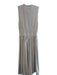 Toteme Size S Grey Cotton Crew Neck Sleeveless Maxi Heathered Dress Grey / S