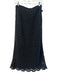 A Piece Apart Size 4 Black Cotton Back Zip Lace Detail Maxi Skirt Black / 4