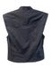 Rag & Bone Size 6 Black Cotton Collared Button Up Sleeveless Gathered Top Black / 6