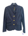 Rag & Bone Size 4 Navy No Fabric Tag Standing Collar Long Sleeve Jacket Navy / 4