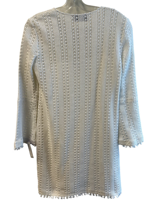 Derek Lam 10 Crosby Size 8 White No Fabric Tag Open Knit Slip Inc Dress White / 8