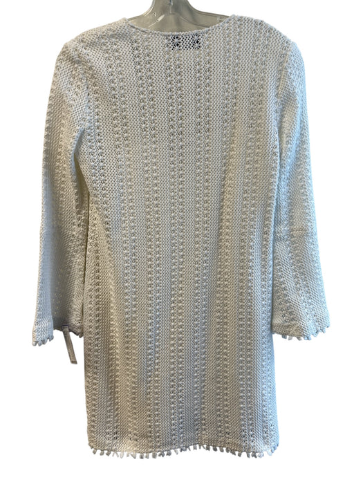 Derek Lam 10 Crosby Size 8 White No Fabric Tag Open Knit Slip Inc Dress White / 8