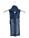 Veronica Beard Denim Blue Cotton Front Button Collared Accessories - Women Denim Blue