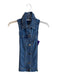 Veronica Beard Denim Blue Cotton Front Button Collared Accessories - Women Denim Blue