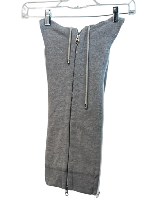 Veronica Beard Size One Size Gray No Fabric Tag Heathered Front Zip Dickey Top Gray / One Size