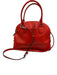 Coach Orange Leather Top Handle Pebbled Crossbody Strap Incl Bowler Bag Orange