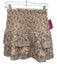 Hyacinth House Size XS Beige, Pink, Green Cotton High Rise Floral Tiered Skirt Beige, Pink, Green / XS