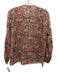 Oliphant Size S blue, mauve, multi Cotton Long Sleeve Floral Print Top Blue, Mauve, Multi / S