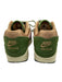 Nike Green, Purple & Tan Suede & Synthetic round toe color block Sneakers Green, Purple & Tan