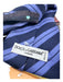 Dolce & Gabbana AS IS Blue & Multi Silk Striped Men's Tie Blue & Multi