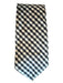 Polo AS IS Black & Tan Silk Plaid Plaid Men's Tie Black & Tan