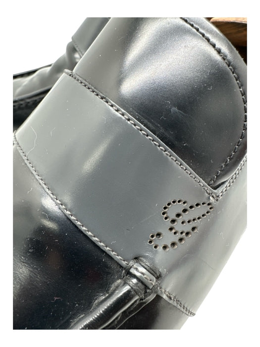 Gucci Shoe Size 8 Black Leather Solid Men's Shoes Black / 8