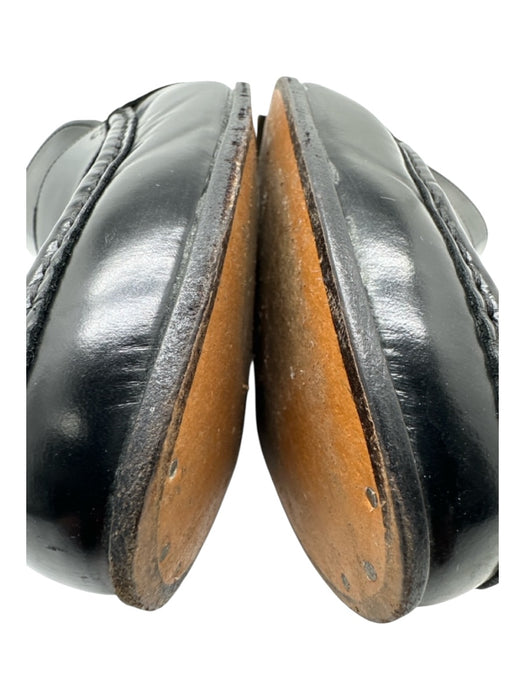 Gucci Shoe Size 8 Black Leather Solid Men's Shoes Black / 8