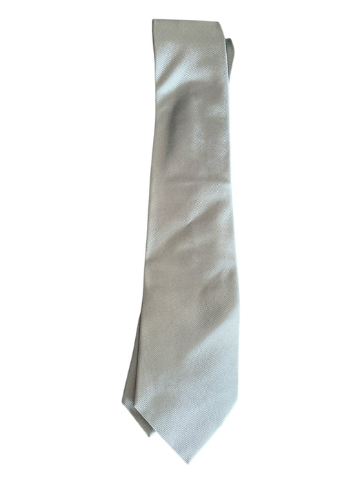 Polo Gray Silk Solid Men's Ties Gray