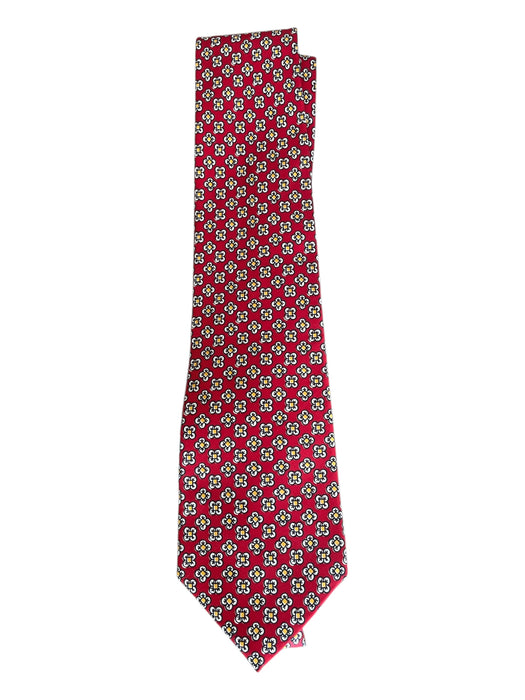 Polo Red & White Silk Floral Men's Ties Red & White