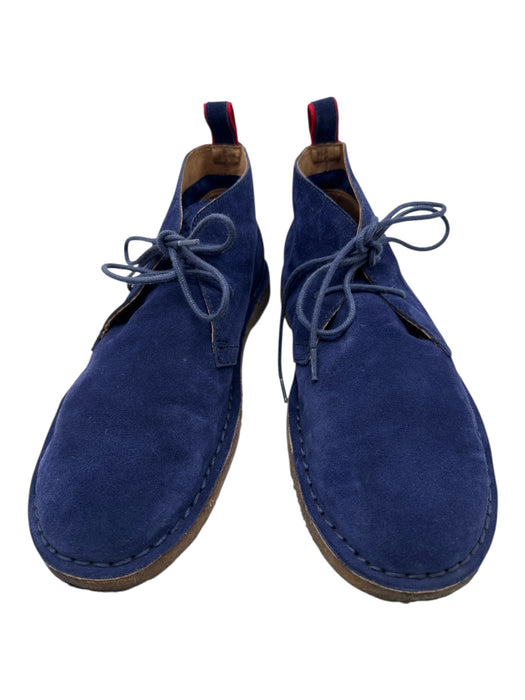 Polo Shoe Size 8.5 AS IS Blue Suede Solid Boot Men's Shoes Blue / 8.5