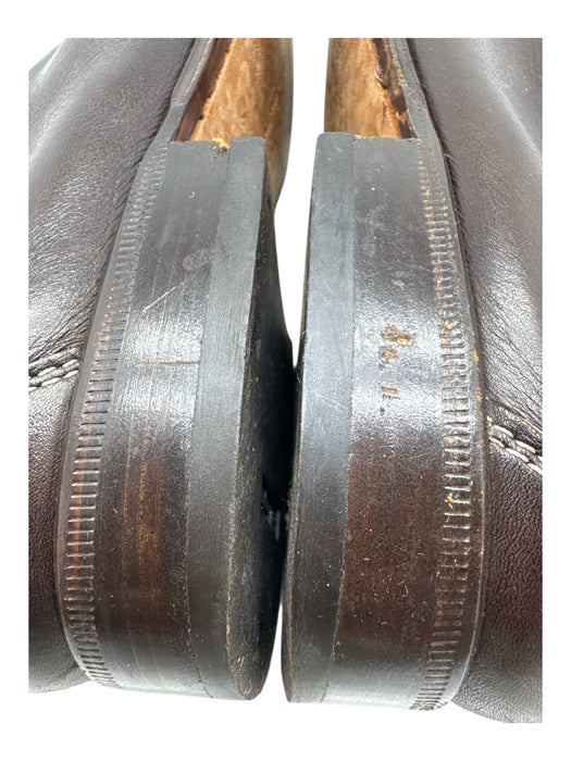 Ferragamo Shoe Size 9 AS IS Brown & White Leather Horsebit loafer Men's Shoes Brown & White / 9