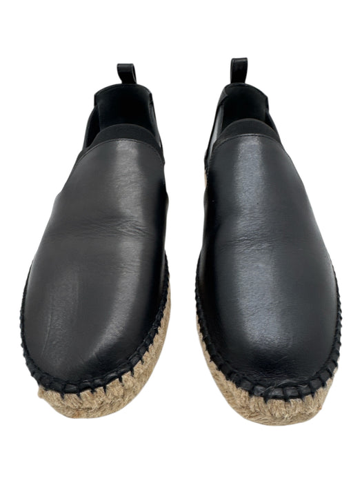 Balenciaga Shoe Size 41 AS IS Black & Brown Leather Espadrille Men's Shoes Black & Brown / 41