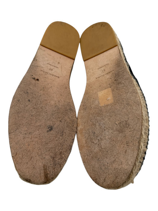 Balenciaga Shoe Size 41 AS IS Black & Brown Leather Espadrille Men's Shoes Black & Brown / 41