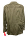 Gucci Size 16 Olive Green Cotton Solid Button Down Men's Long Sleeve Shirt Olive Green / 16