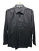 Gucci Size 15.5 Black Cotton Button Down Men's Long Sleeve Shirt Black / 15.5