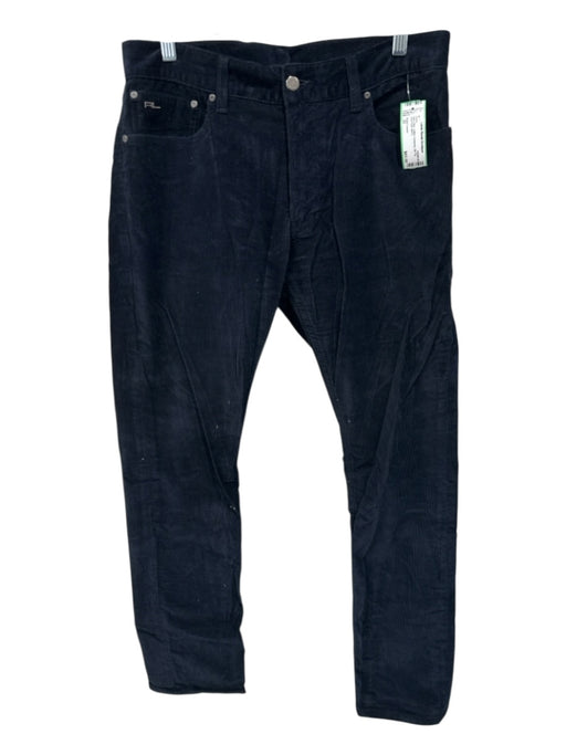 Ralph Lauren Size 32 Navy Blue Cotton Corduroy Zip Fly Men's Pants Navy Blue / 32