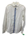 Versace Collection Size 40 White & Blue Cotton Stripe Detail Long Sleeve Shirt White & Blue / 40