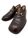 Gucci Shoe Size 7.5 Brown Leather Horsebit Square Toe Stacked Heel Men's Shoes Brown / 7.5