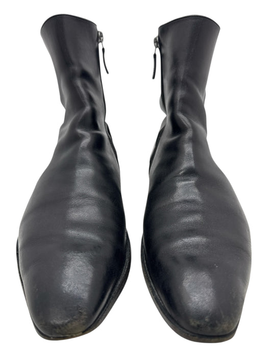 Gucci Shoe Size 8.5 AS IS Black Leather Buckle Detail Square Toe Men's Shoes Black / 8.5