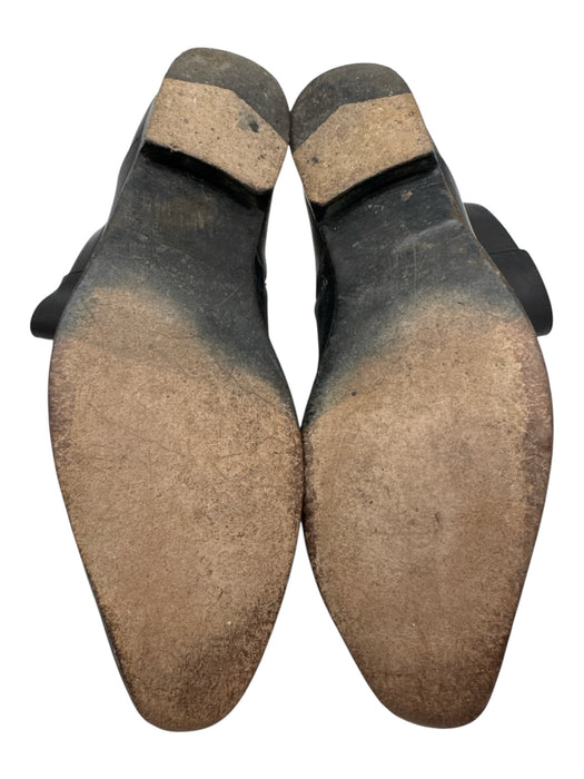 Gucci Shoe Size 8.5 AS IS Black Leather Buckle Detail Square Toe Men's Shoes Black / 8.5