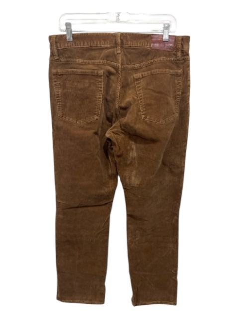 Polo Ralph Lauren Size 32 Brown Solid Zip Fly Men's Pants Brown / 32