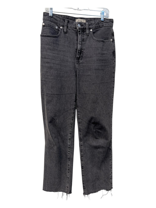 Madewell Size 28 Washed Black Cotton Blend 5 Pocket zip fly High Waist Jeans Washed Black / 28