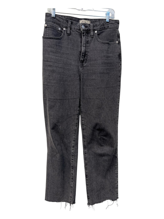Madewell Size 28 Washed Black Cotton Blend 5 Pocket zip fly High Waist Jeans Washed Black / 28