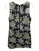 Alice + Olivia Size 0 Black, Silver & Gold Polyester Blend Metallic Thread Dress Black, Silver & Gold / 0