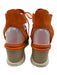 Sorel Shoe Size 8 Orange & Tan Suede & Wood Platform Caged Open Toe Sandals Orange & Tan / 8