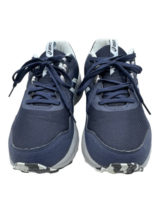 Asics Shoe Size 9 Navy, Black, White Acetate Lace Up Sneakers Navy, Black, White / 9
