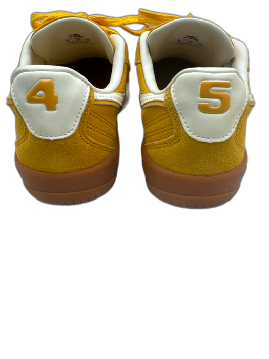 Happy Birds Day Shoe Size 6.5 Yellow, Cream, Brown Suede Lace Up Sneakers Yellow, Cream, Brown / 6.5