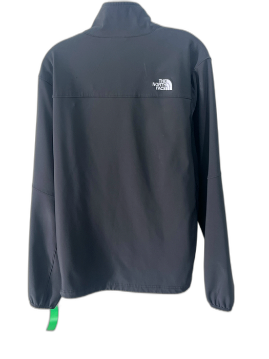The North Face Size L Black Synthetic Solid Zip UP Men's Jacket Black / L